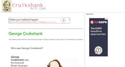 Desktop Screenshot of cruikshankart.com