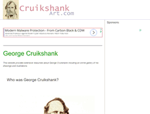 Tablet Screenshot of cruikshankart.com